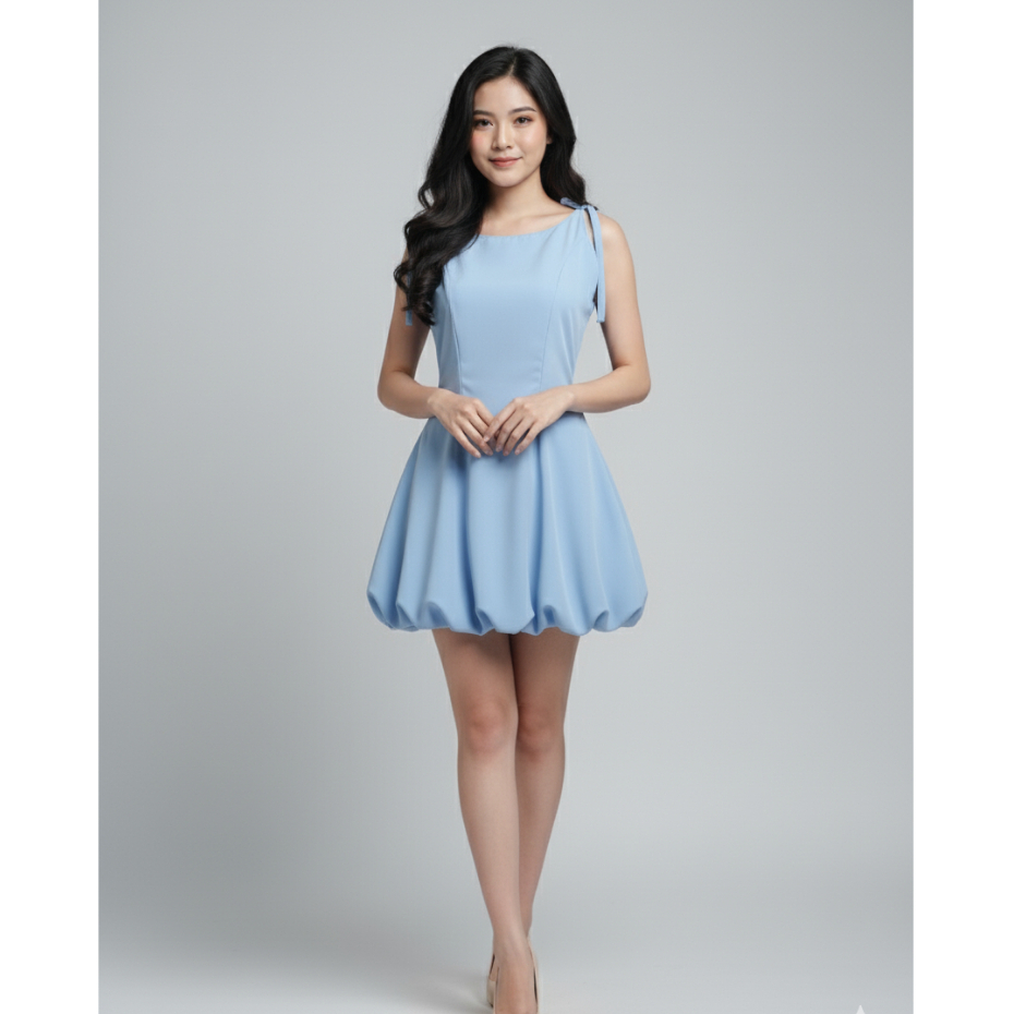MINI DRESS FURY PESTA - DRESS WANITA KEKINIAN//KOREAN STYLE//SABRINA JUMBO