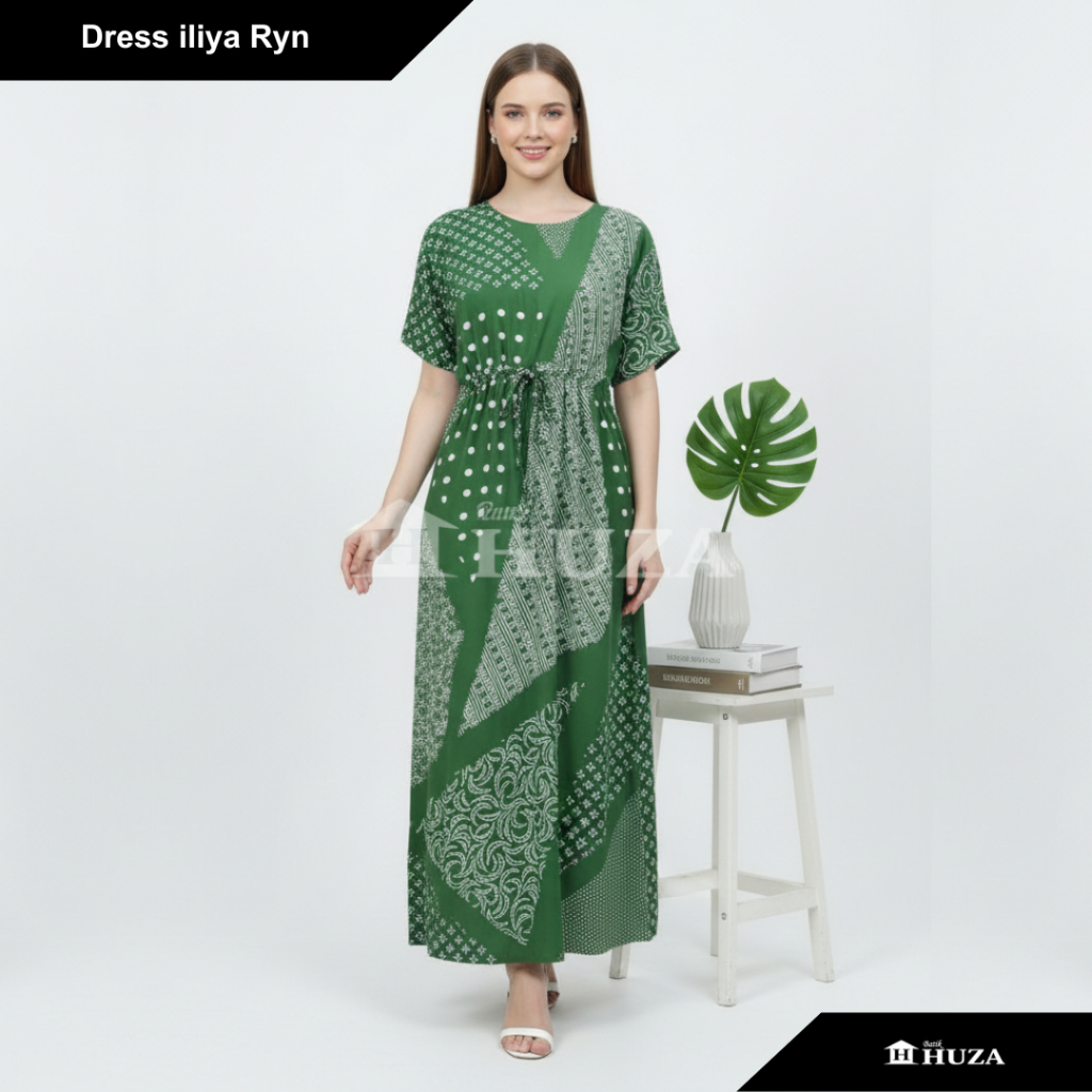 Batik Huza Daster Batik Dress Batik iliya Ryn