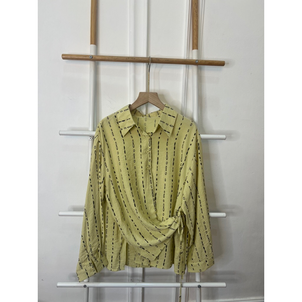 Baju kemeja wanita motif rantai