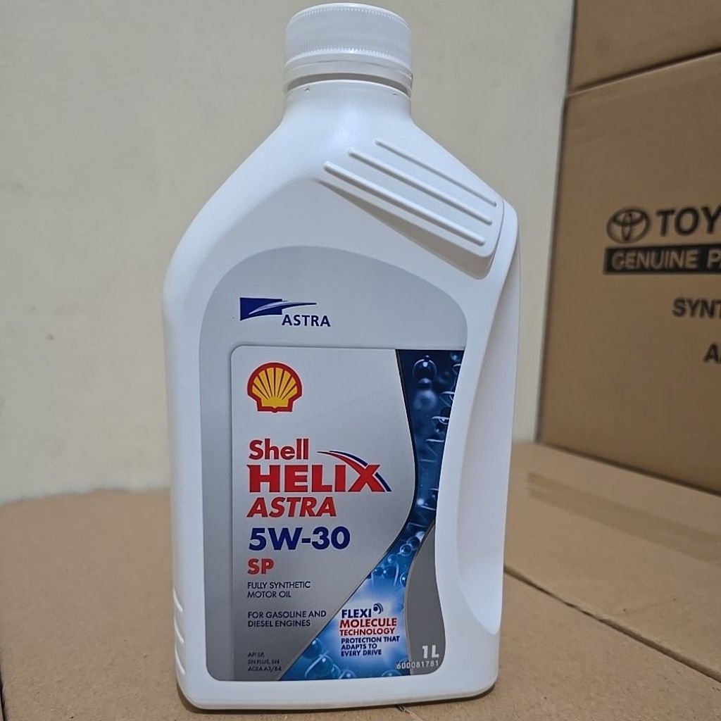 ORIGINAL Shell Helix ASTRA 5w/30 api SP ukuran 1 LITER