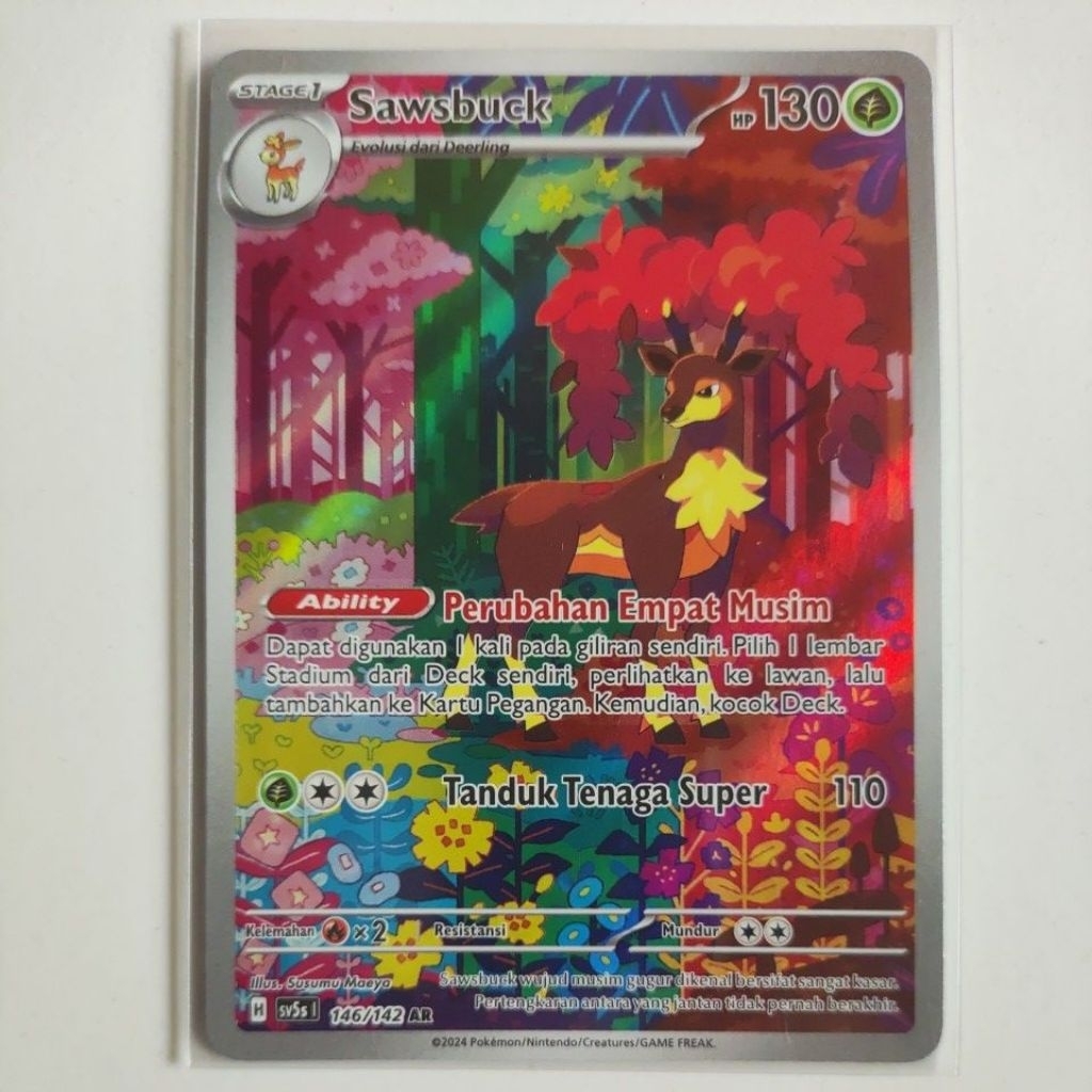 Kartu Pokemon Sawsbuck AR
