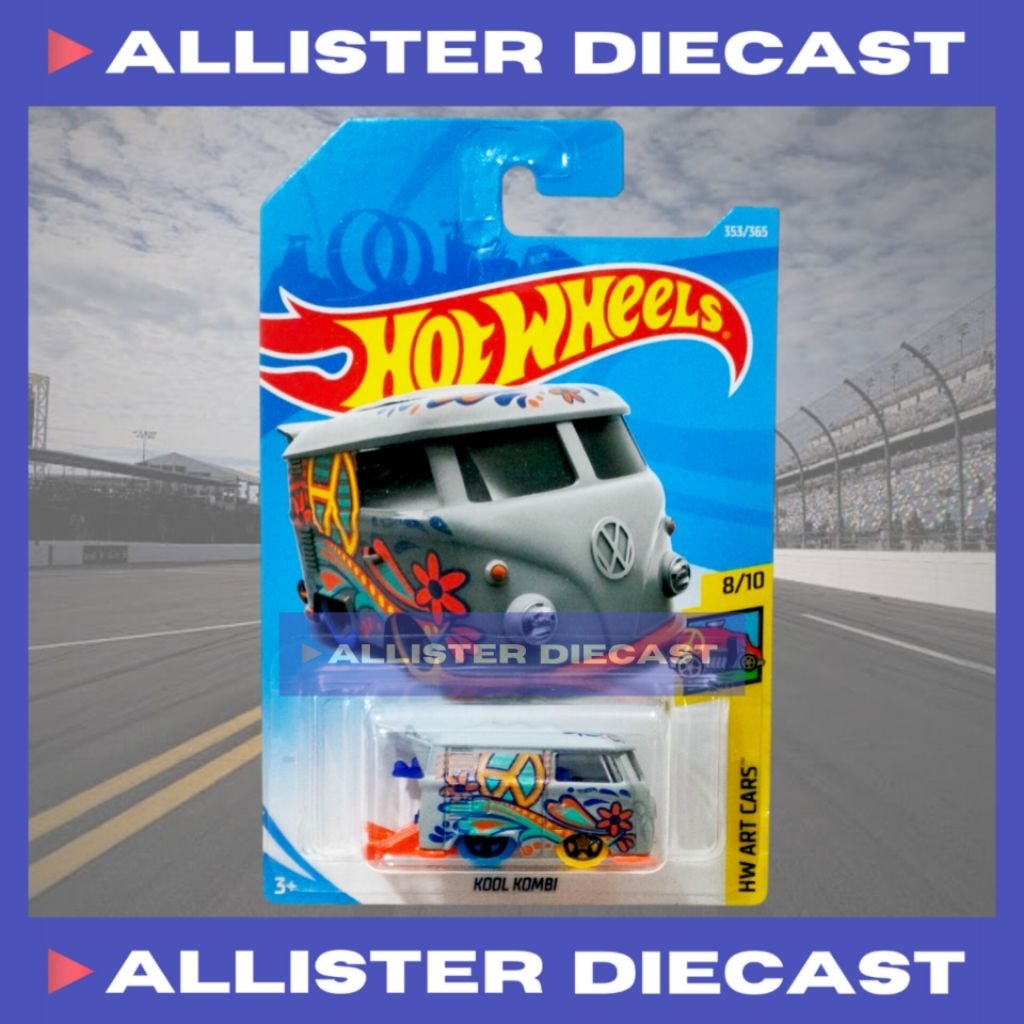 Hot Wheels Kool Kombi Abu HW Art Cars ALLISTER DIECAST Hot Wheels Volkswagen Kool Kombi Abu Hot Whee