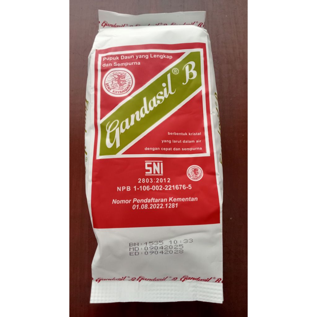 pupuk daun GANDASIL B 500 gram8