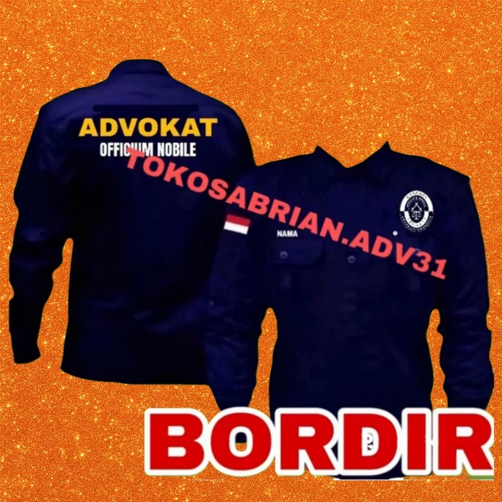 KEMEJA ADVOKAT BAJU ADVOKAT KEMEJA OFFICIUM NOBILE KEMEJA LAWYER