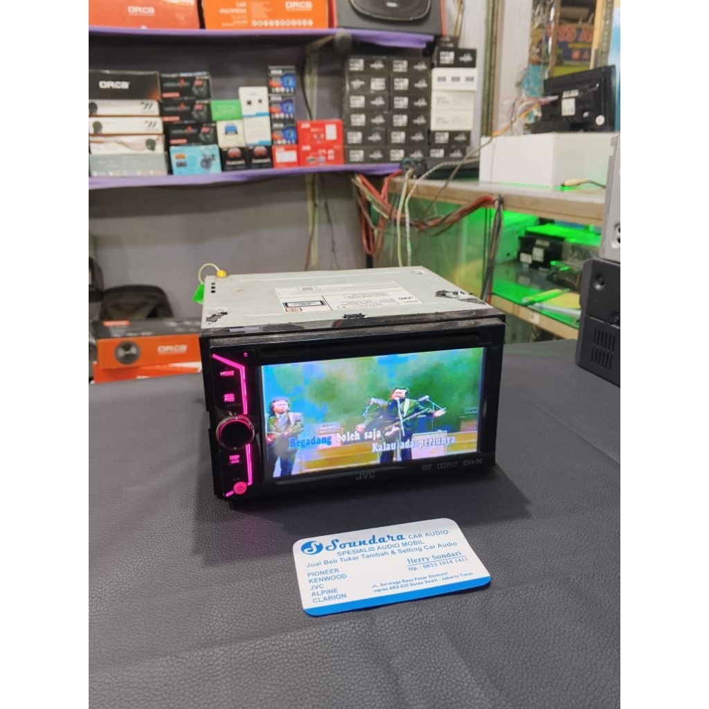 Head unit tipe  JVC original  USB AUX CD MP4/mp3 audio  mobil