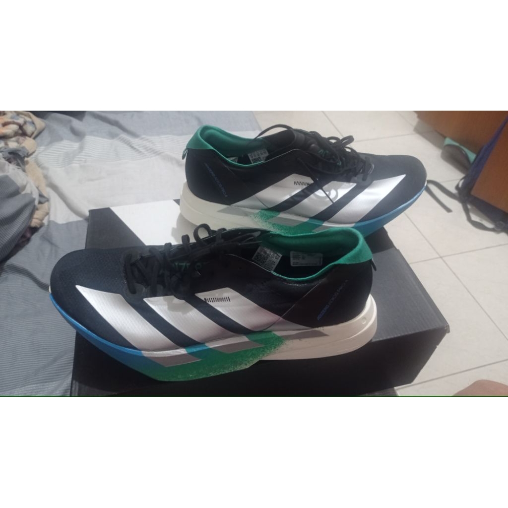 RUNNING SHOES SEPATU LARI ADIDAS ADIZERO ADIOS PRO 4 BERLIN ORIGINAL SIZE 46 2/3 NEW