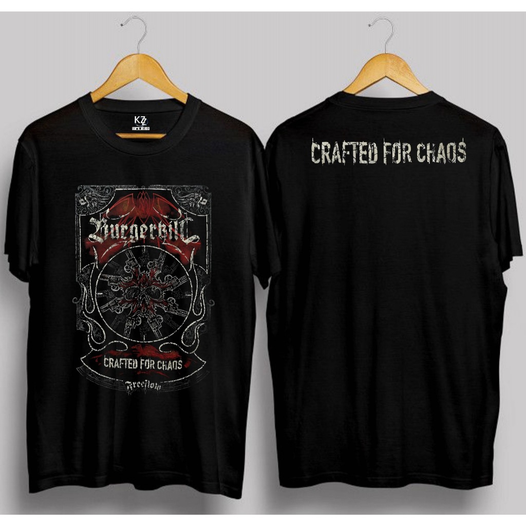 Tshirt Band Burgerkill X Freeflow / Kaos Musik Metal