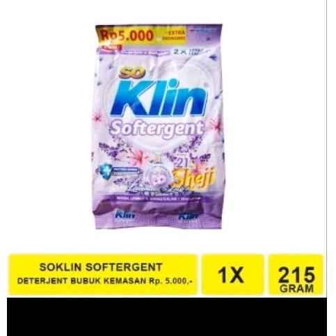 Soklin softergent sabun cuci baju