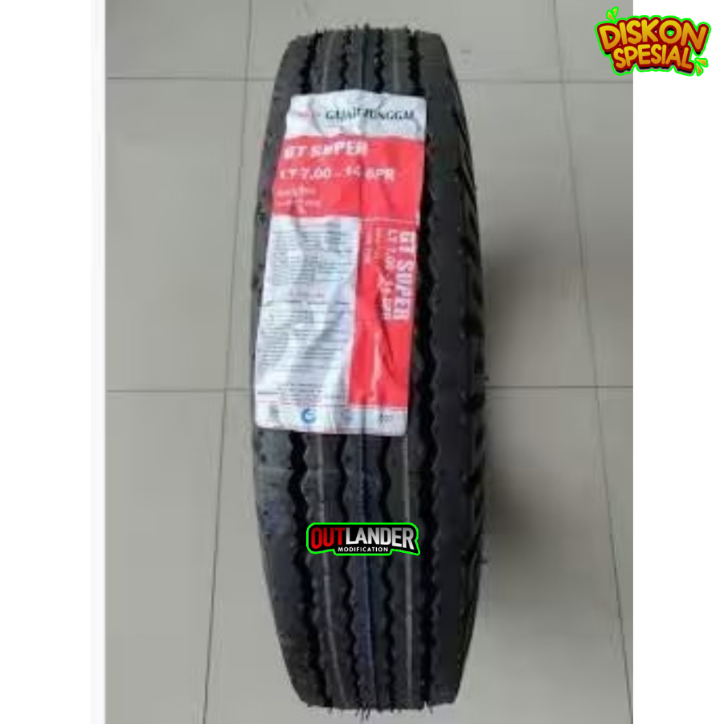 BAN TUBLES GT RADIAL UKURAN 700/R14 BAN MUATAN