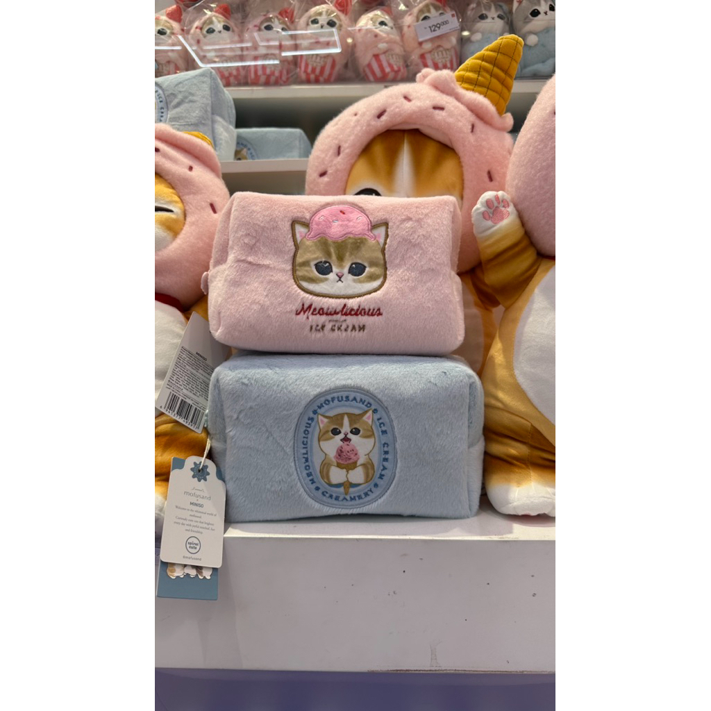 Pouch Mofusand x Miniso | Dompet makeup | Pouch Makeup