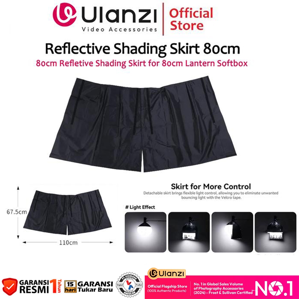 Ulanzi Reflective Shading Skirt 65cm & 80cm for Ulanzi Fold Lantern Softbox - 65cm