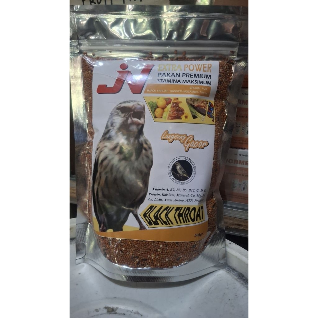 JN BLACKTHROAT PAKAN BURUNG BLACKTHROAT MOZAMBIK SANGER