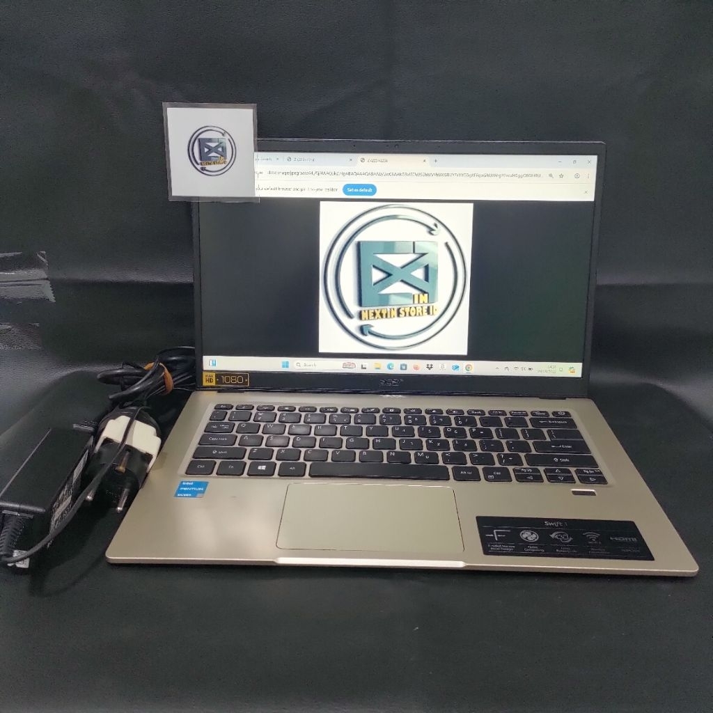 LAPTOP ACER SWIFT 1 SF 114-34 PENTIUM SILVER N6000 4GB SSD 512GB 14INCH SECOND BERGARANSI