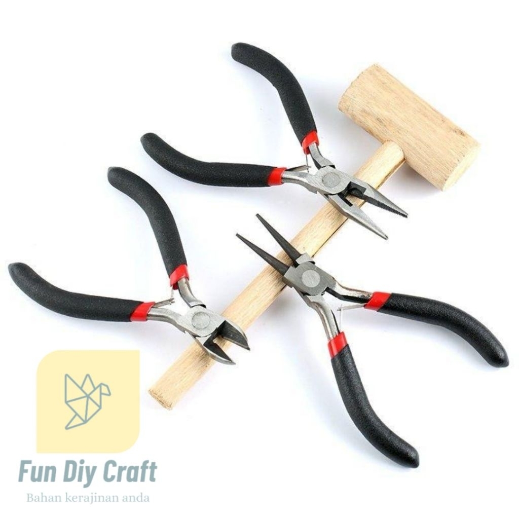 Tang set craft - tang potong - Set isi 3 - tang cucut