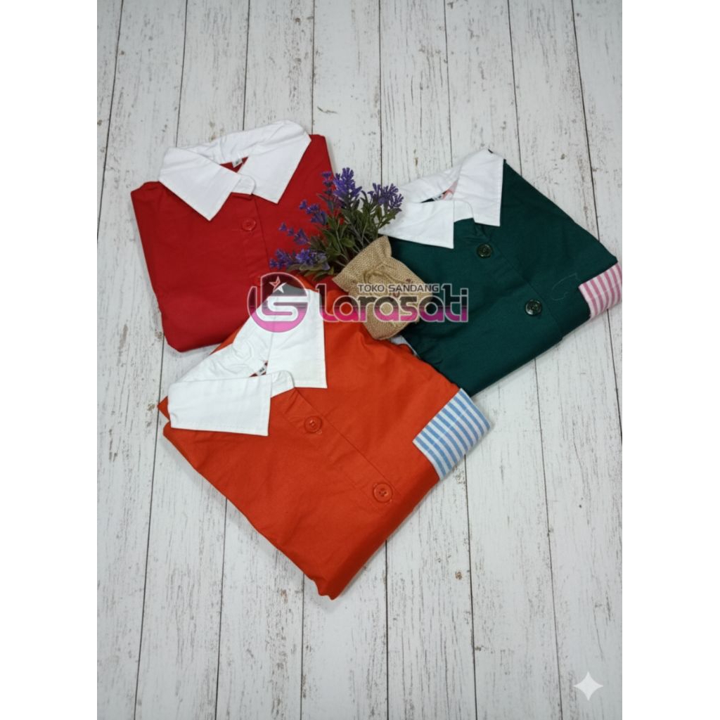 BAJU ANAK PEREMPUAN KERAH TERKINI