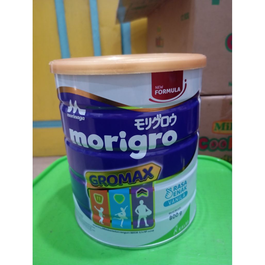 susu formula morigrow gromex, rasa vanila, 800gr