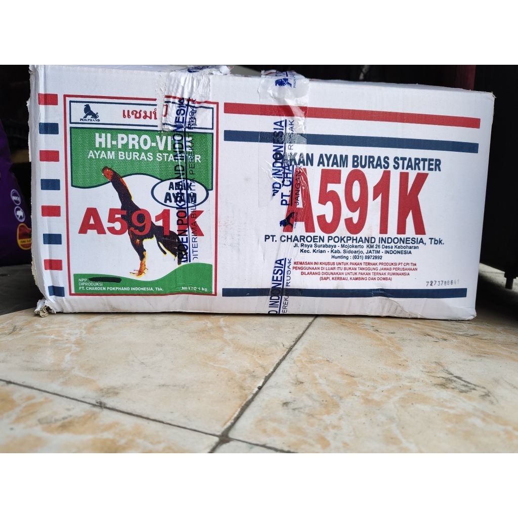 Pur Ayam A591K 1 Dus (Isi 20 Pcs @1Kg)