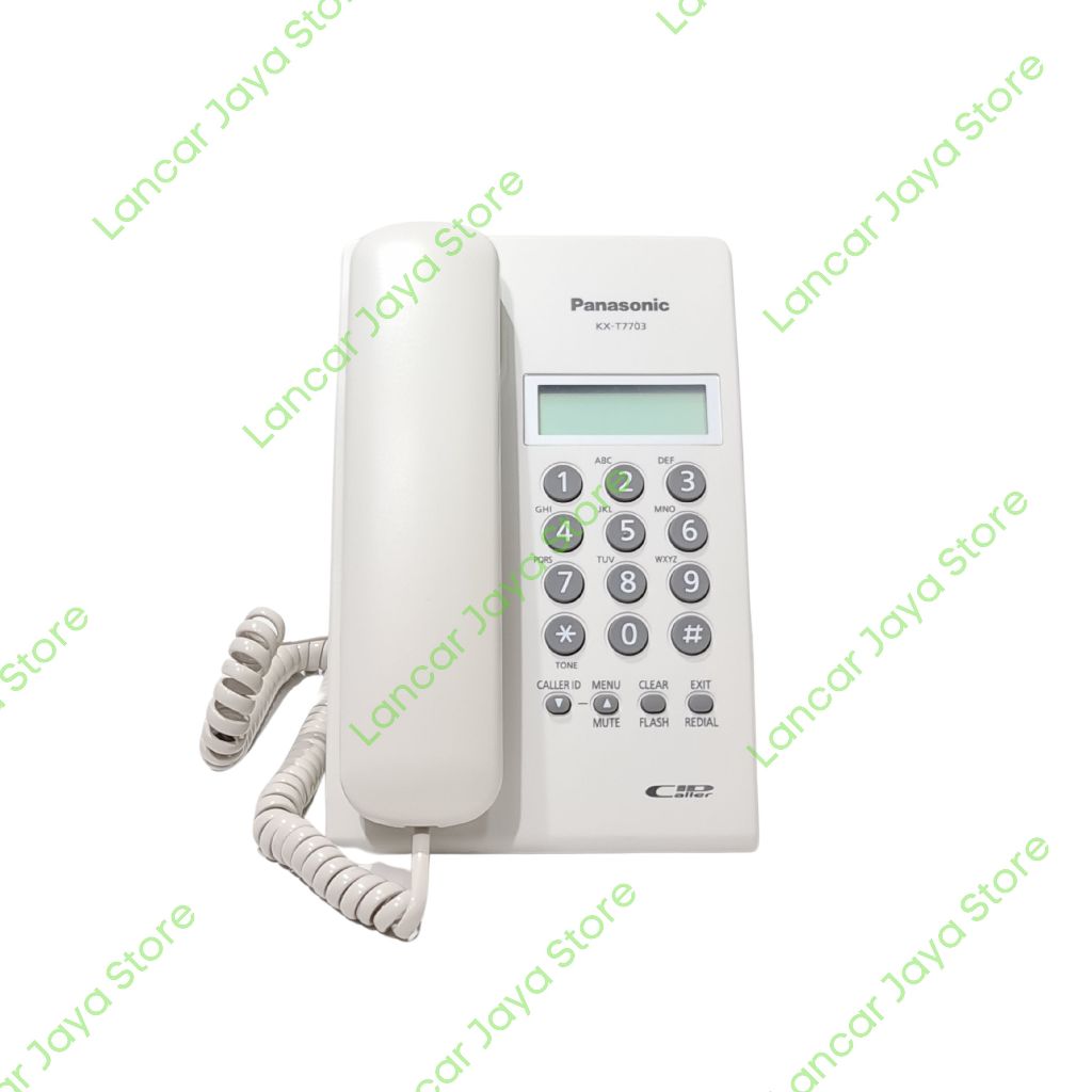 Telepon Kabel Panasonic KX-T7703 Pesawat Telepon Panasonic KX-T7703X Putih