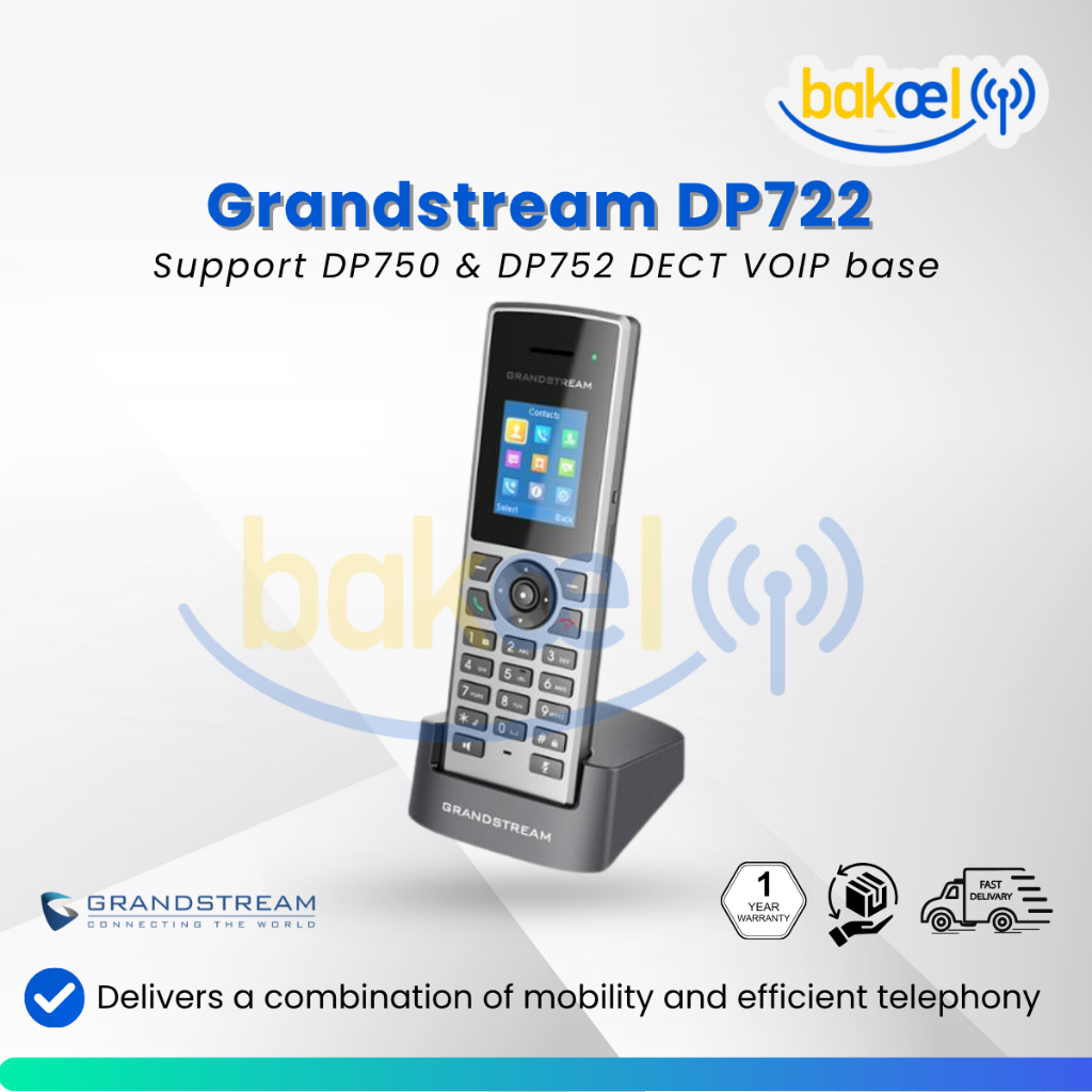 Grandstream DP722 DECT Cordless VoIP IP Phone