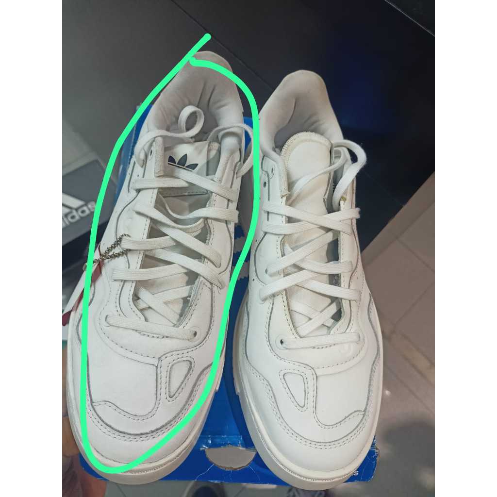 BARANG BARU EX DISPLAY ADIDAS  originals Supercourt XX Shoes White S42822 size 5 / 38