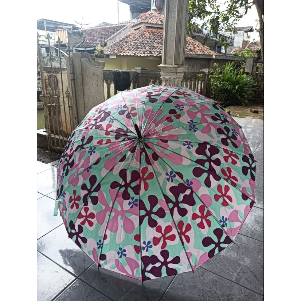 OSAKA PAYUNG DEWASA 16JARI SATEN MOTIF RANDOM