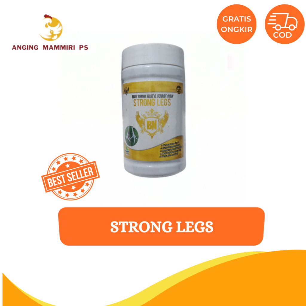 STRONG LEGS 50KAPSUL || mengobati penyakit yang berhubungan dengan saraf dan kaki pada ayam