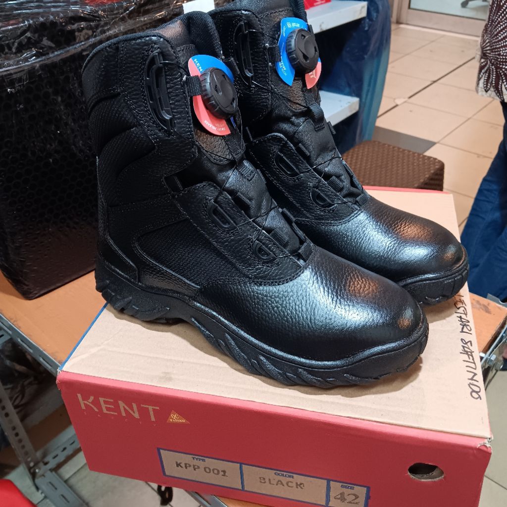 SAFETY SHOES / SEPATU SAFETY KENT PDL TYPE KPP001 BLACK ORIGINAL