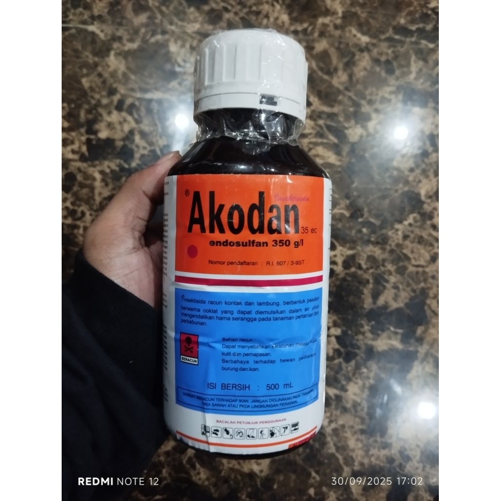 Insektisida Endosulfan AKODAN 35ec 500ml Botol plastik