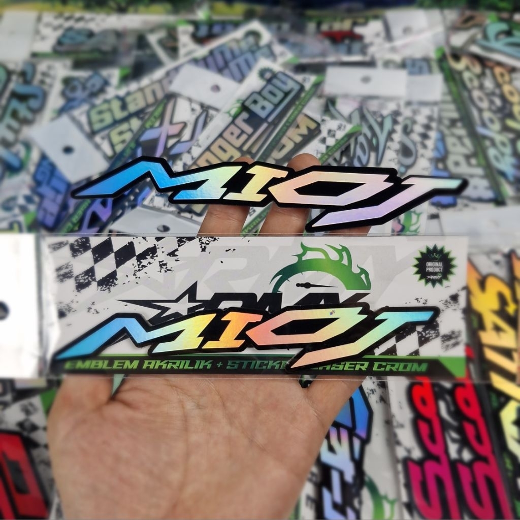 Emblem Mio J Akrilik 2pcs