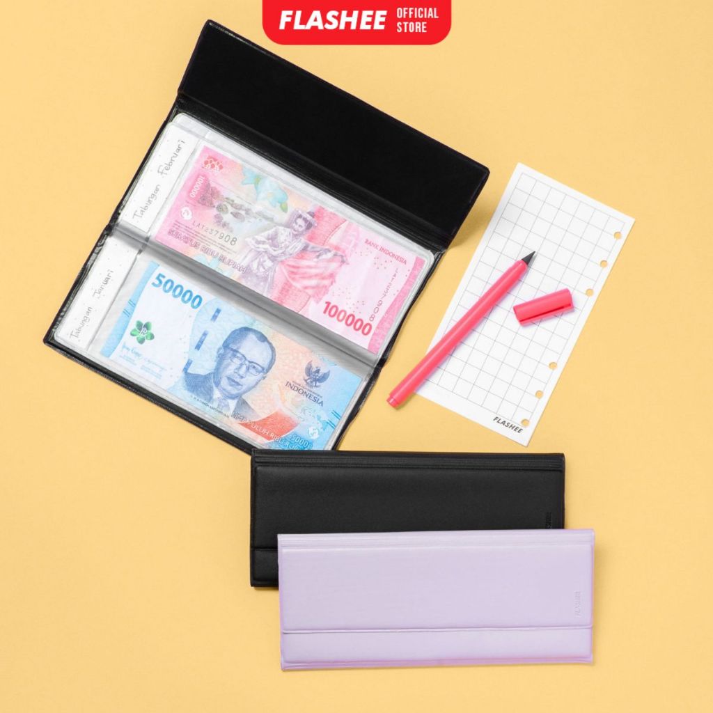 Dompet Disiplin Keuangan Polos Dompet Wallet Slot Uang Dompet Tabungan Keuangan