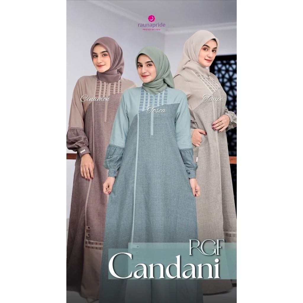 GAMIS RAUNA TERBARU /  RAUNA CANDANI / GAMIS WANITA / GAMIS DEWASA / GAMIS TRENDY / GAMIS KEKINIAN /