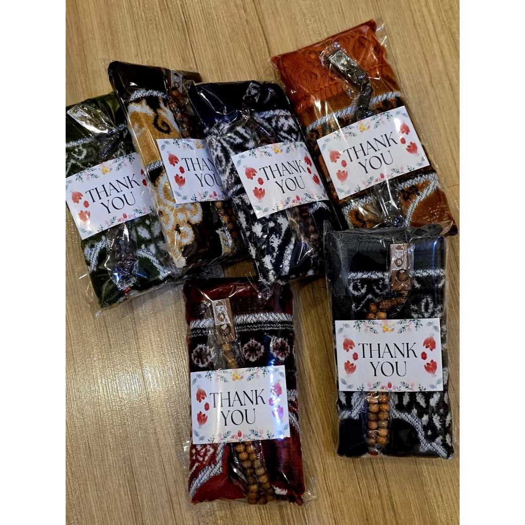 Souvenir Sajadah Kecil Gokkusagi Beludru 35x60cm Souvenir Haji Umroh Tahlilan Pernikahan