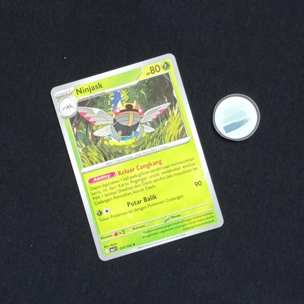Ninjask U ma1 Evolusi Mega Pokemon TCG Indonesia