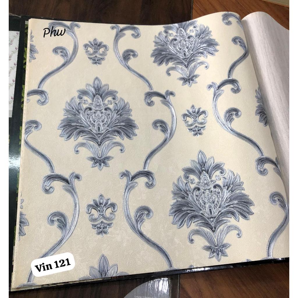 Wallpaper Dinding Klasik Batik Multi Warna Damask Mewah vincenzo