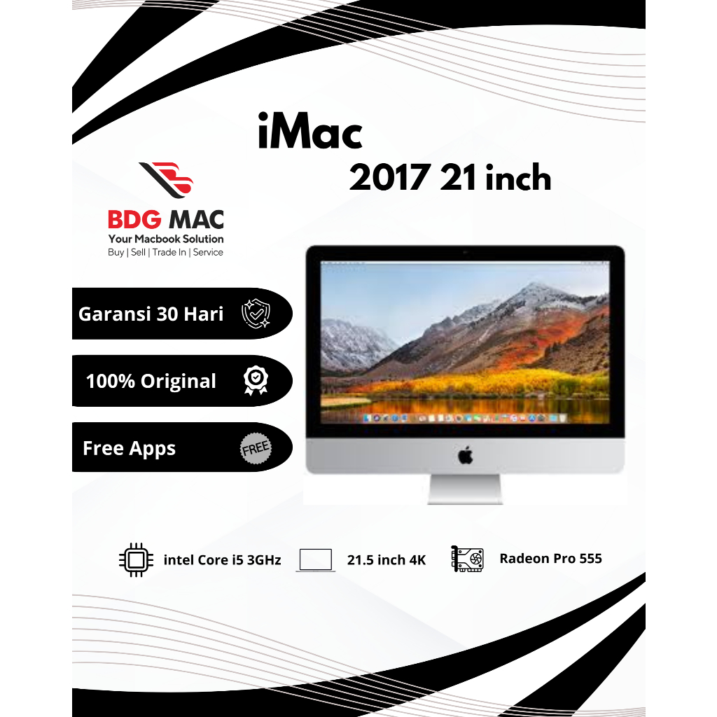 iMac 2017 21inch 4K second fullset original