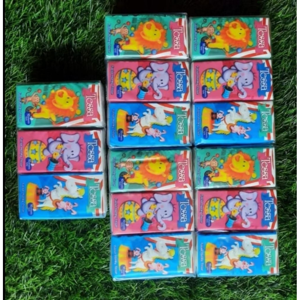( 6 pak ) tissue Tessa - tissue Tessa kantong / tissue travel - tissue Tessa isi 6 pcs