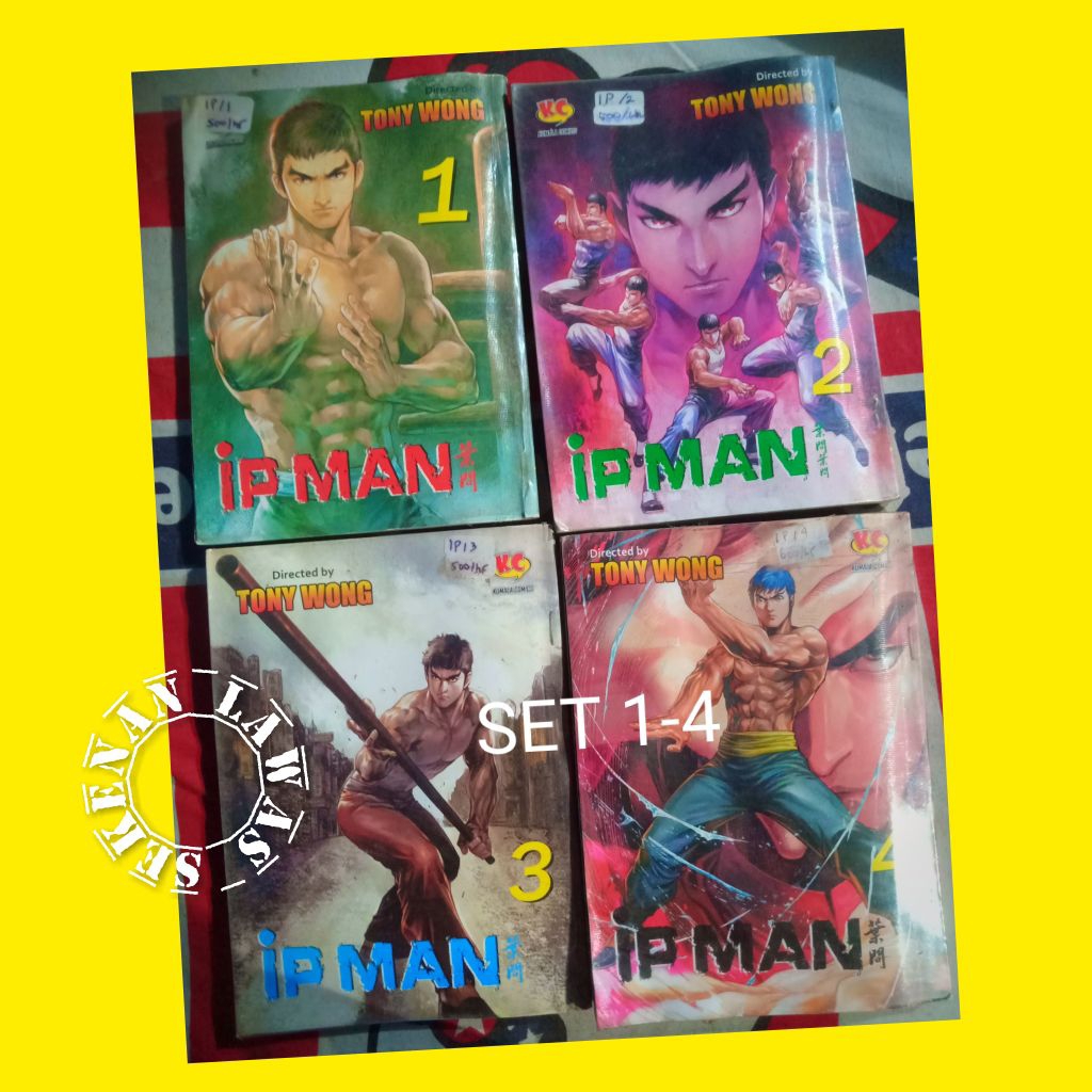 Komik IP Man Jilid 1-4 Tamat (Bekas Rental / Persewaan)
