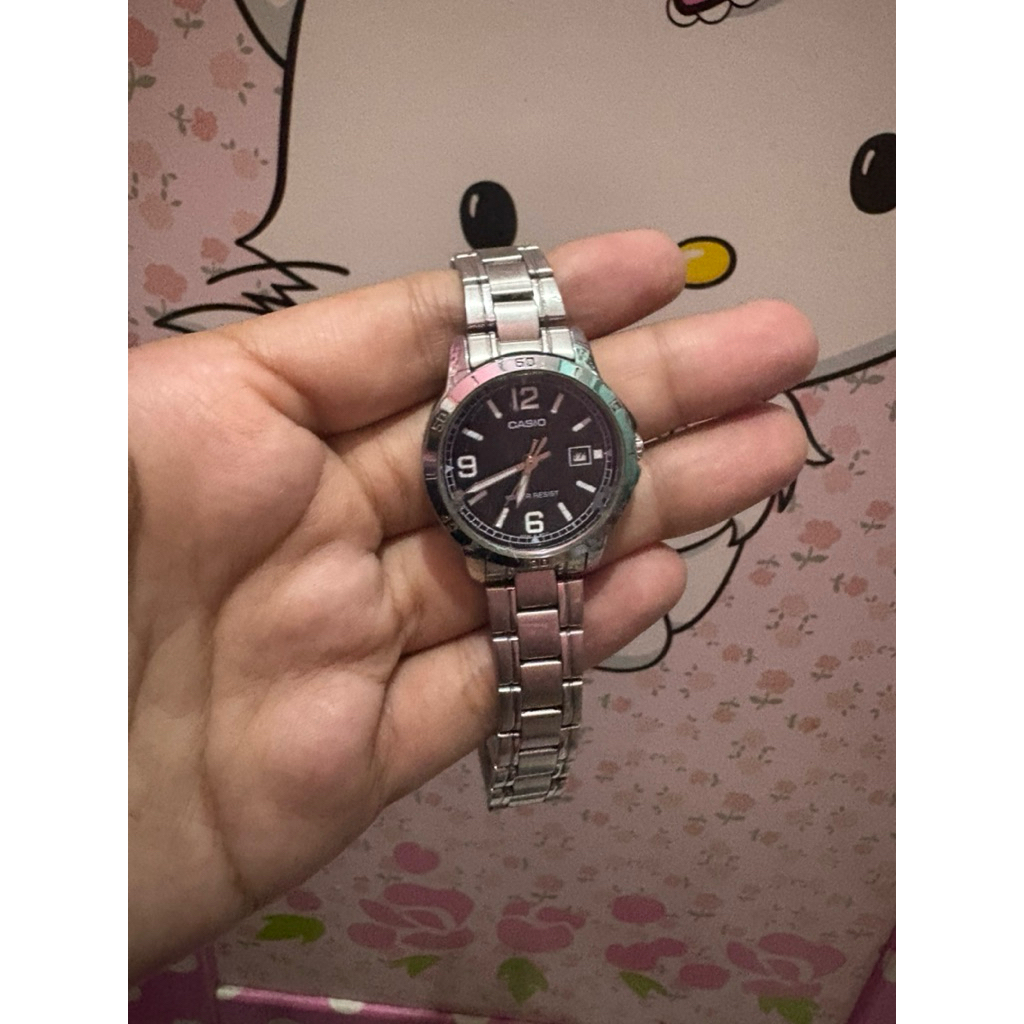 Jam tangan rantai Casio original