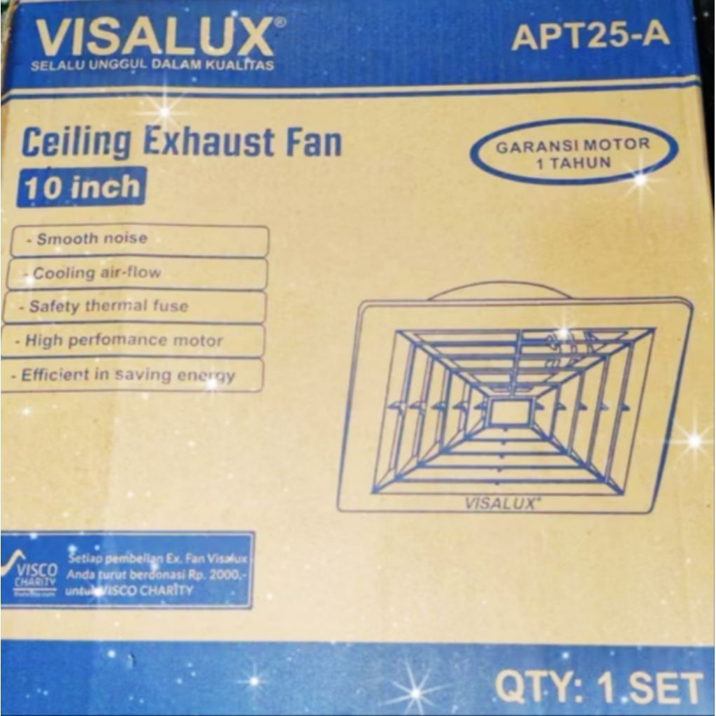 Exhaust Fan VISALUX CEILING 10 inch APT25-A