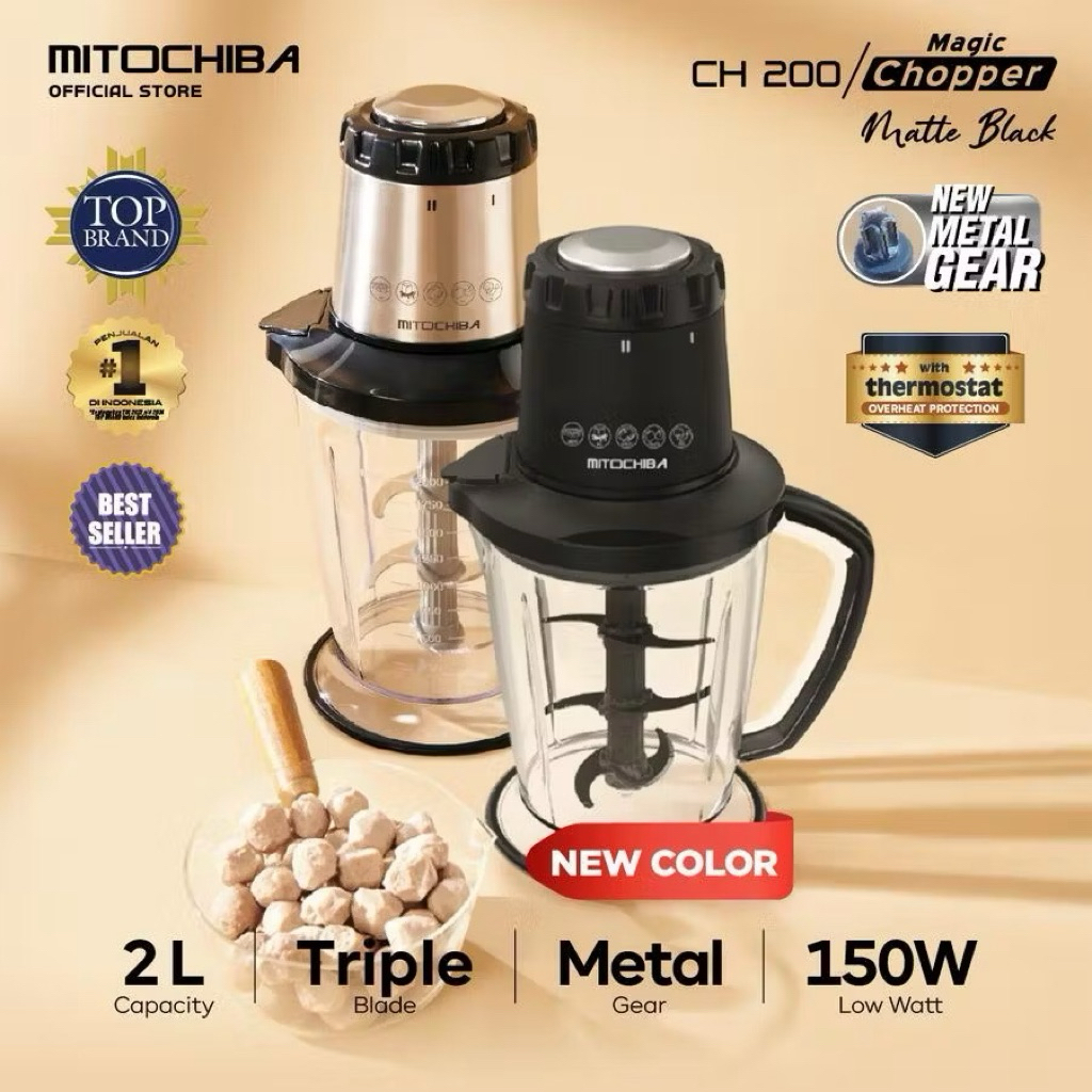 MITO CHOPPER CH200 - CH-200  Chopper Mitochiba / Mito Food Chopper CH-200 / CH 200 / CH-100 / MITO C