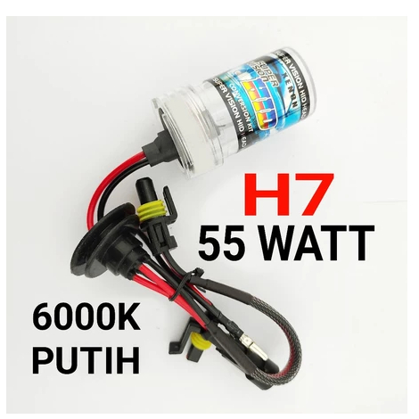 NEW BOHLAM LAMPU HID MOBIL H4 H1 H11 H7 H16 HB3 HB4 35 WATT 55 WATT 6000K PUTIH 35W 55W