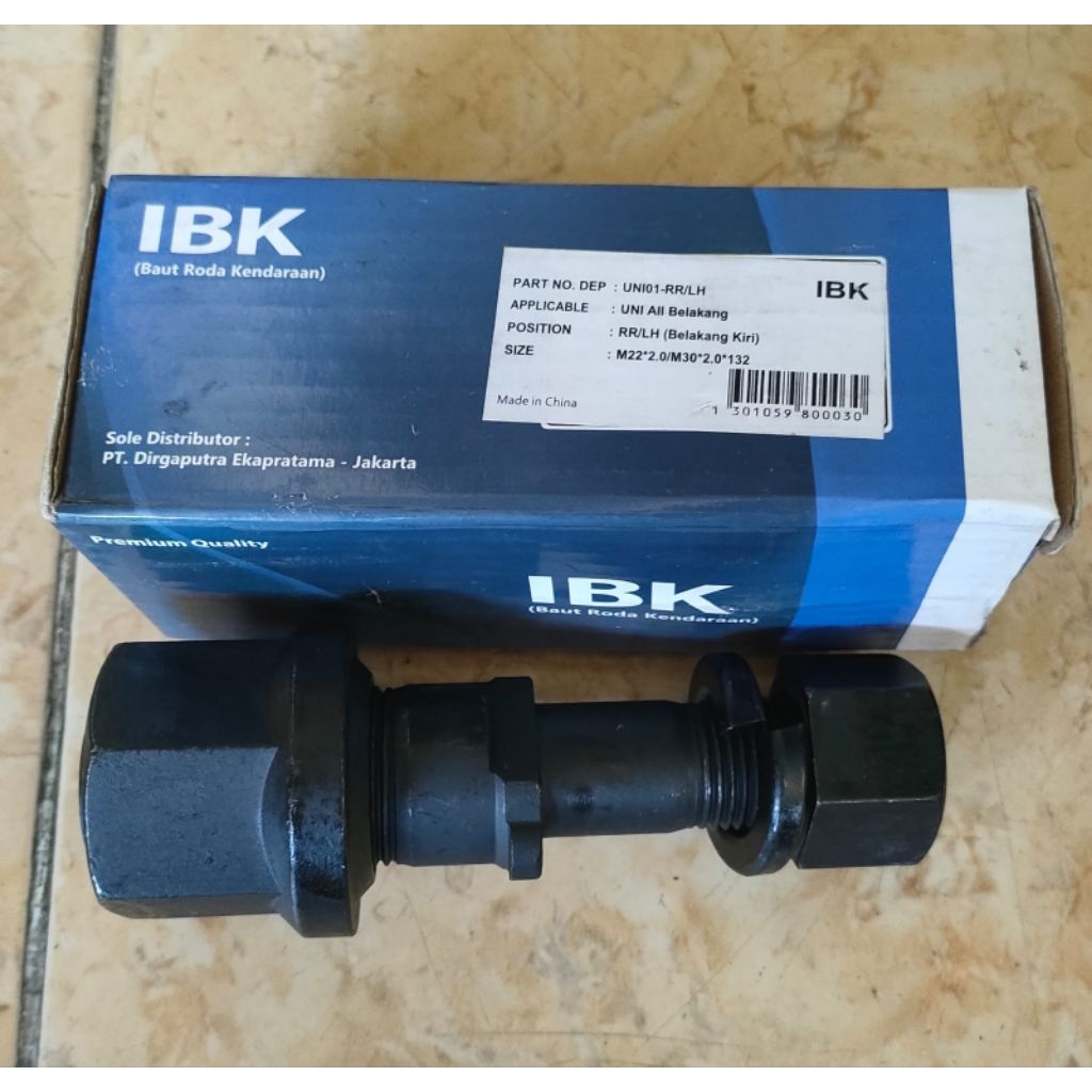 Baut Roda Universal Belakang Kiri IBK UNI01-RR/LH