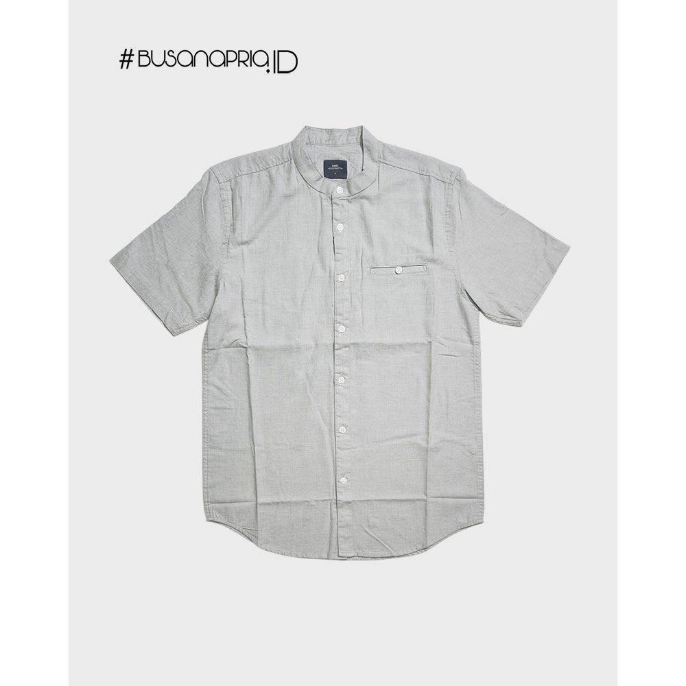 Kemeja Koko Pria Lengan Pendek Katun Premium - Kemko Ezio Casual Formal | BusanaPria.ID