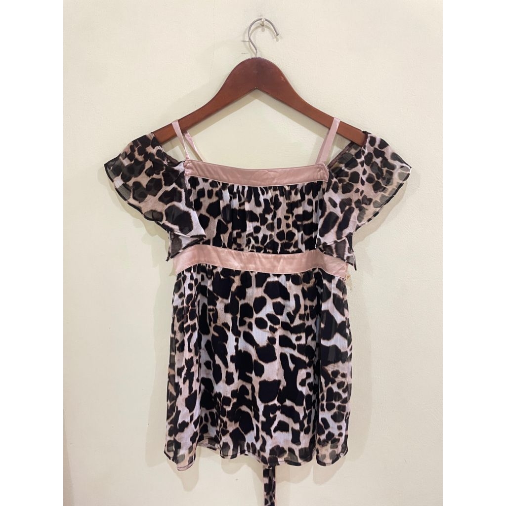 babydoll hollister y2k leopard