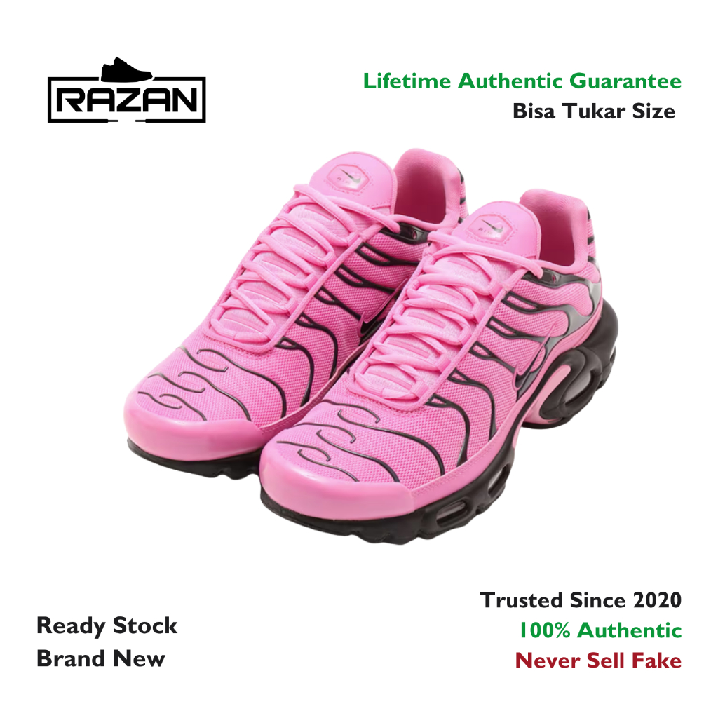 Nike Air Max Plus Pink Black (W) 100% Authentic Original