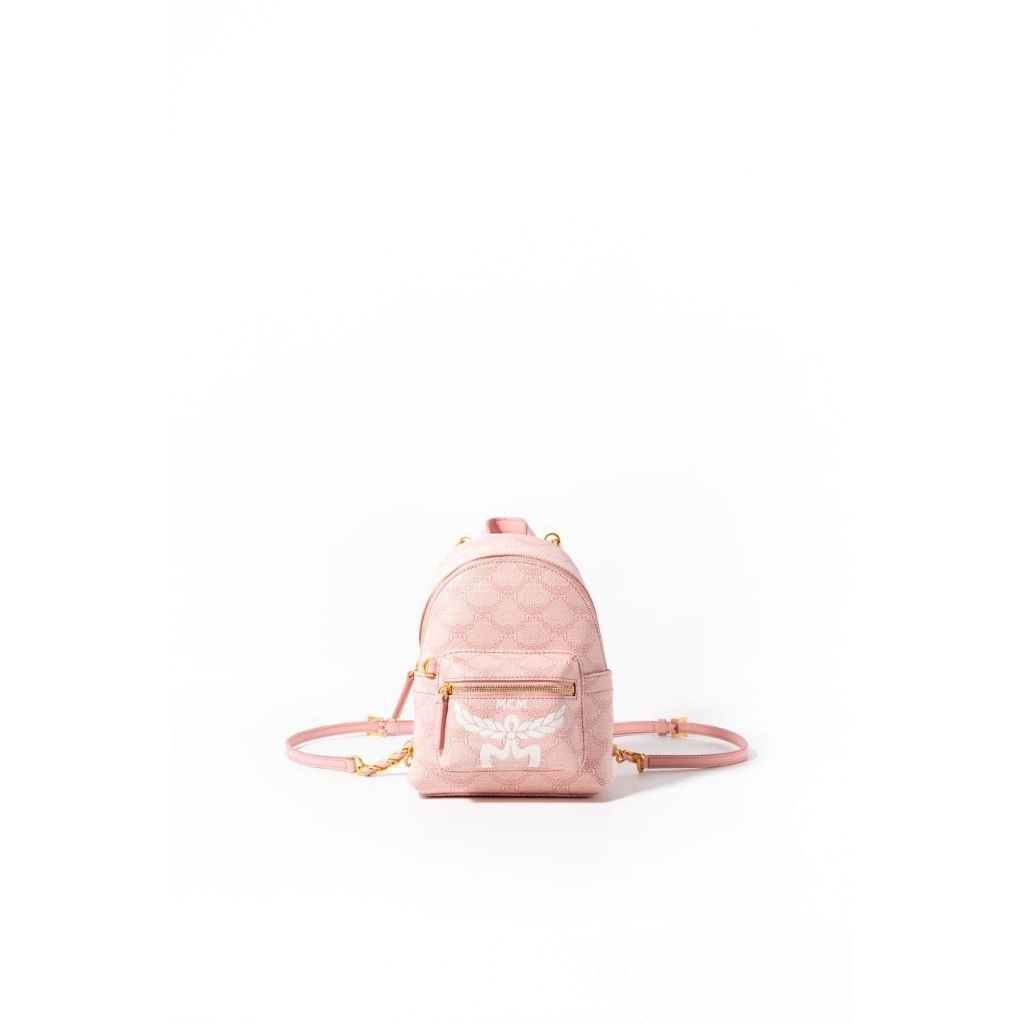 MCM X-mini stark bebe boo backpack in lauretos
Pink - Silver Pink