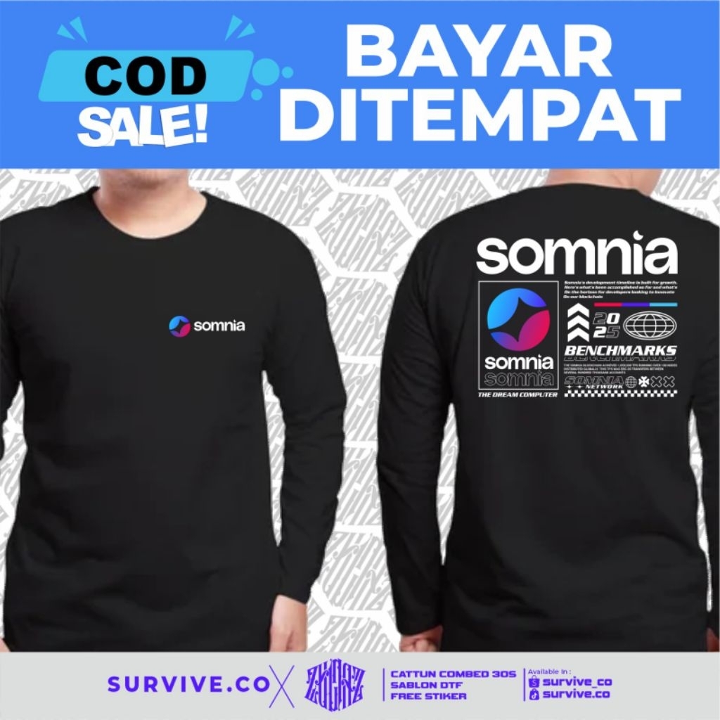 Kaos Somnia Airdrop Lengan Panjang