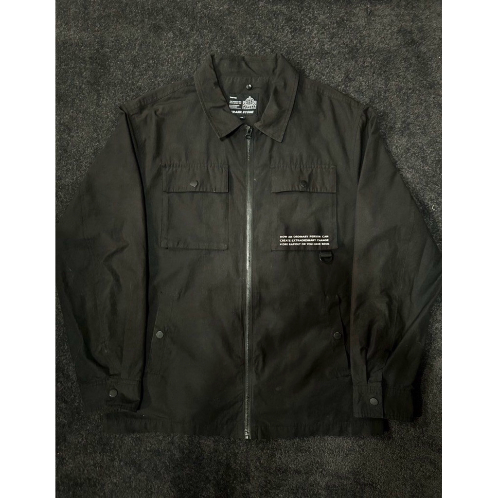 FRANK STONE ZIPER POCKET JACKET MEWAH