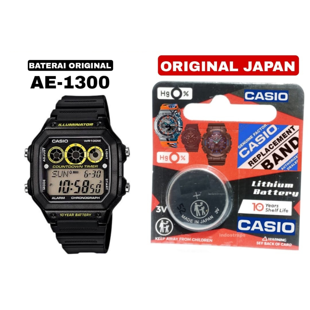 Batrai Jam tangan casio AE-1300