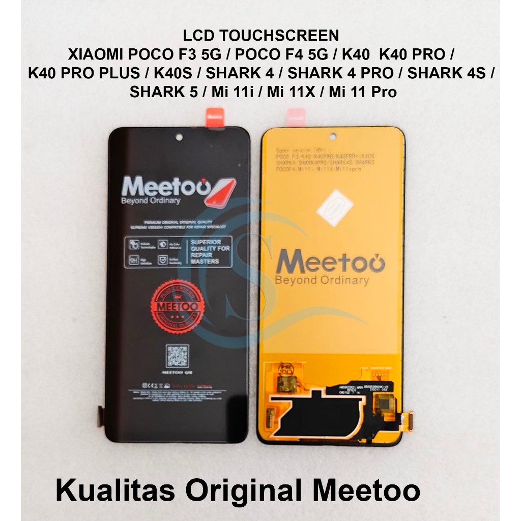 LCD TOUCHSCREEN XIAOMI POCO F3 5G / POCO F4 5G / K40 / K40 PRO / K40 PRO PLUS / K40S / SHARK 4 / SHA